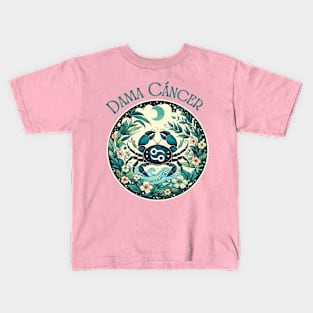 Spanish Embrace: Cancer Serenity"- Zodiac Horoscope Star Signs Kids T-Shirt